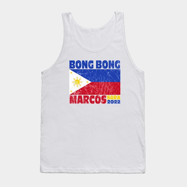 BBM 2022 Bongbong Marcos Sara Philippines Flag Tank Top by Jas-Kei Designs